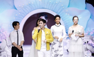 Nguyên Vũ cùng H'Hen Niê kiêu gọi đấu giá áo dài của NTK Thuận Việt được 105 triệu 