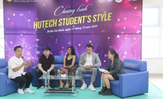 NTK Việt Hùng, Ngọc Tình, DV Đinh Y Nhung, Stylist Tân Đà Lạt giao lưu cùng SV Đại học HUTECH
