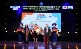 POPS Kids Learn lọt Top 100 - Sản phẩm, dịch vụ tốt nhất cho gia đình, trẻ em