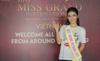 Sau bao ngày chờ đợi, Huyền My chính thức chinh chiến tại Miss Grand International 2017