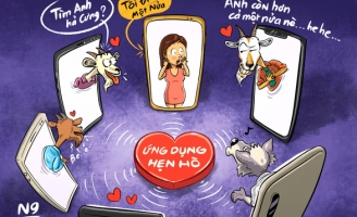 Sôi động hẹn hò ở 'chợ tình công nghệ' online