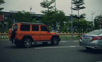 Tay chơi Hà Nội thay áo cam rực cho Mercedes-Benz G63 AMG