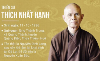 Thiền sư Thích Nhất Hạnh viên tịch