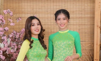 TOP 20 thí sinh Miss HUTECH 2021 khoe vẻ thanh xuân trong Áo dài Việt Hùng