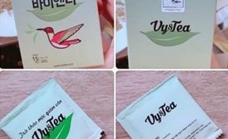 Trà thảo mộc mang thương hiệu Vy&Tea xuất khẩu vào thị trường Hàn Quốc đang bị làm giả