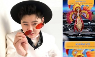 Trâm Anh nổi bật với thiết kế “Khảm Vũ” tại Cosmo Carnival Show