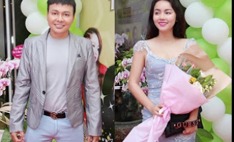 Trường Thịnh hội ngộ Amy Lê Anh tại sự kiện ra mắt viện chăm sóc sắc đẹp