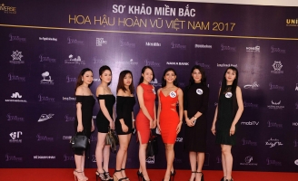 Vòng thi sơ khảo Hoa hậu Hoàn vũ Việt Nam 2017 diễn ra sôi động tại Hà Nội