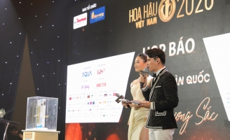 Vũ Mạnh Cường và Lương Thùy Linh công bố vương miện danh giá của Hoa Hậu Việt Nam 2020