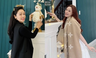 Vy Oanh, Nhật Kim Anh khoe vẻ đẹp Lynn Villa hơn triệu đô của Kiều Linh